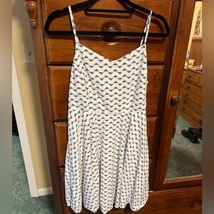 Old Navy Black and White Mini Dress